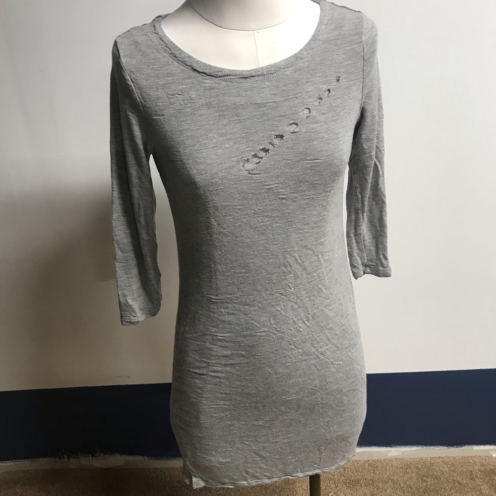 Lila Rose Distressed Dress